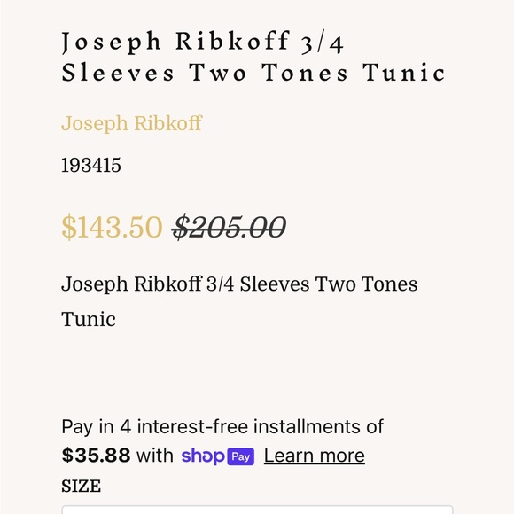 Joseph Ribkoff Black and White Blouse - Picture 4 of 5